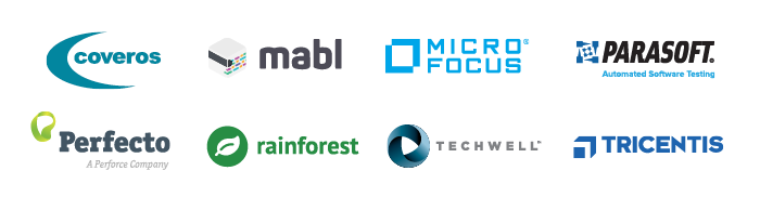 Sponsors of the STAREAST 2019 Virtual Conference include Coveros, Micro Focus, Parasoft, Perfecto, TechWell, and Tricentis